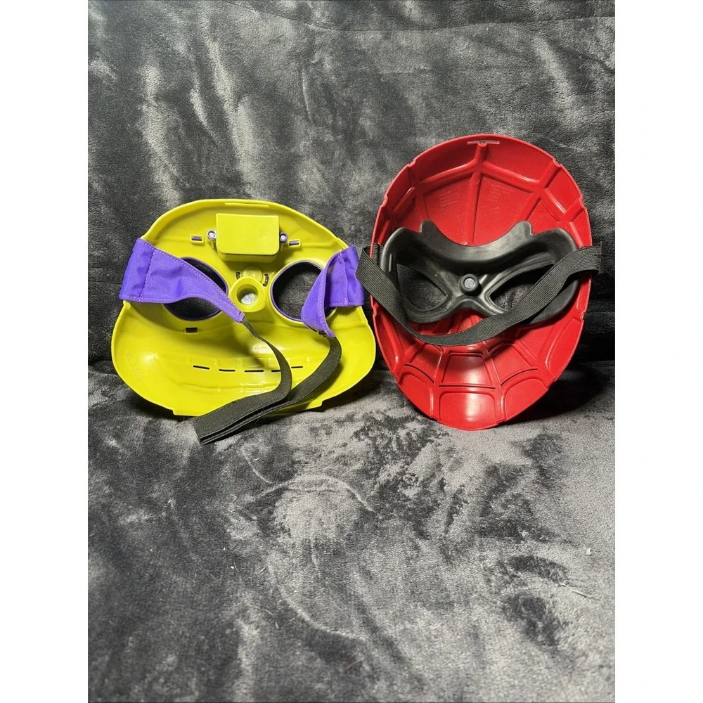 2 Kids Masks Spider Man & TMNT Donatello
